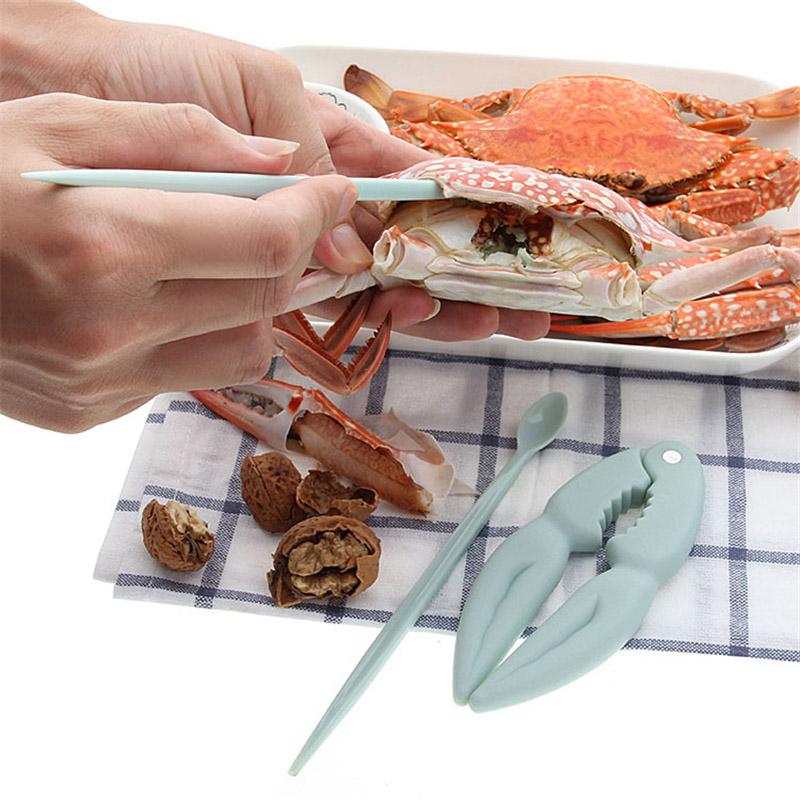 8Pcs/set Nut Walnut Crackers Nutcracker Lobster Crab Claw Seafood Shell Opener 
