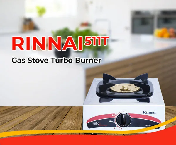 Rinnai RI-511T Silver Kompor Gas | Lazada Indonesia