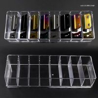 Hair Clipper Guide Comb Storage Box Hair Tools Supplies Organizer (8-row Design) New