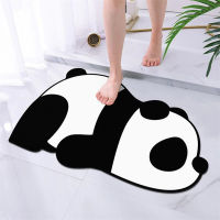 Quick Drying Cute Cat Dog Panda Super Absorbent Bath Mat Anti-Slip Mat Skin Floor Mats Toilet Car Home Bath Mat Bath Rug