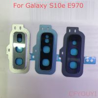 【☸2023 New☸】 diyi45718 สำหรับ Samsung Galaxy S10e G970ด้านหลังเลนส์กล้องถ่ายรูปแหวนคลุมพร้อมอะไหล่ทดแทนเลนส์กระจก