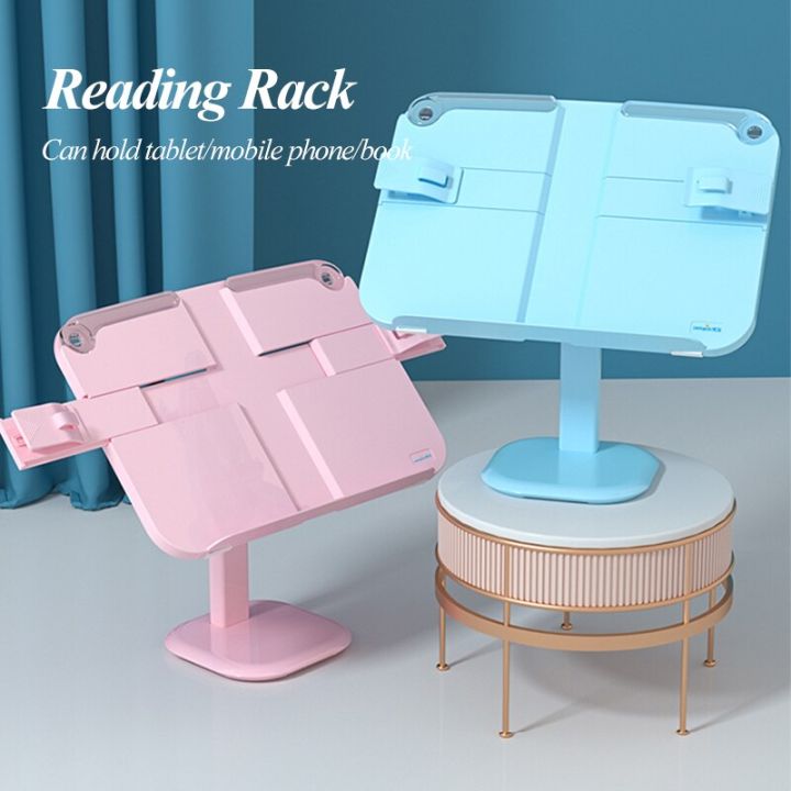 tenwin-blue-pink-portable-multifunctional-reading-stand-reading-support-for-student-children-writing-bracket-office-use