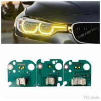 【LZ】❆■▦  Bright Yellow Daytime Running Lights For BMW 3 Series F30 LCI 3 F31 63117419619 63117419620 Car LED DRL Angel Eyes Headlight