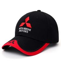 Wholesale New 3D Mitsubishi Hat Cap Car logo MOTO GP RacingBaseball Cap Hat Adjustable Casual Trucket Hat hip hop gorras