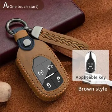 Fashion TPU Car Remote Key Case Cover for Maserati Levante Ghibli  Quattroporte GT Granturism GranCabrio Protector Shell Keychain