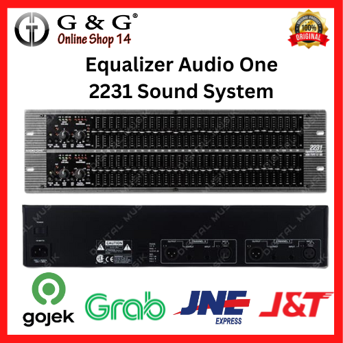 Equalizer Audio One 2231 Equalizer Sound System Equalizer Original