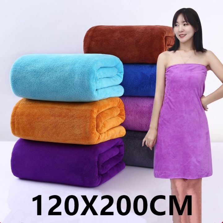 Microfiber bath towel, super large, soft, high absorption and quick