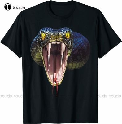 New Black Mamba Snake - Scary Halloween T-Shirt Hawaiian&nbsp;Shirt Streetwear Tshirt New Popular Retro Gd Hip Hop