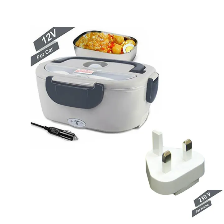VOVOIR 12V Household Electric Heating Lunch Box Thermal Bento Box Food
