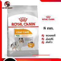 ✨จัดส่งฟรี Royal Canin สุนัขโต สูตร Mini CoatCare ขนาดสินค้า 8 kg. เก็บเงินปลายทาง ✨