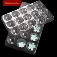 2pcs/set 15 holes Cake Fondant Sugar Flower Drying Rack Petal Shaping Tray Transparent Plastic Mould Cake Decorating Tools Bread  Cake Cookie Accessor