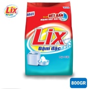 Bột giặt Lix Extra đậm đặc 800gr ED002 gấp đôi sức mạnh làm sạch mọi vết