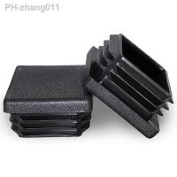 10Pcs Square Plastic Plug Insert Pipe Tube Cap Tubing End Cap Fence Post Tube Cover Table Chair Glide Insert Finishing Plugs