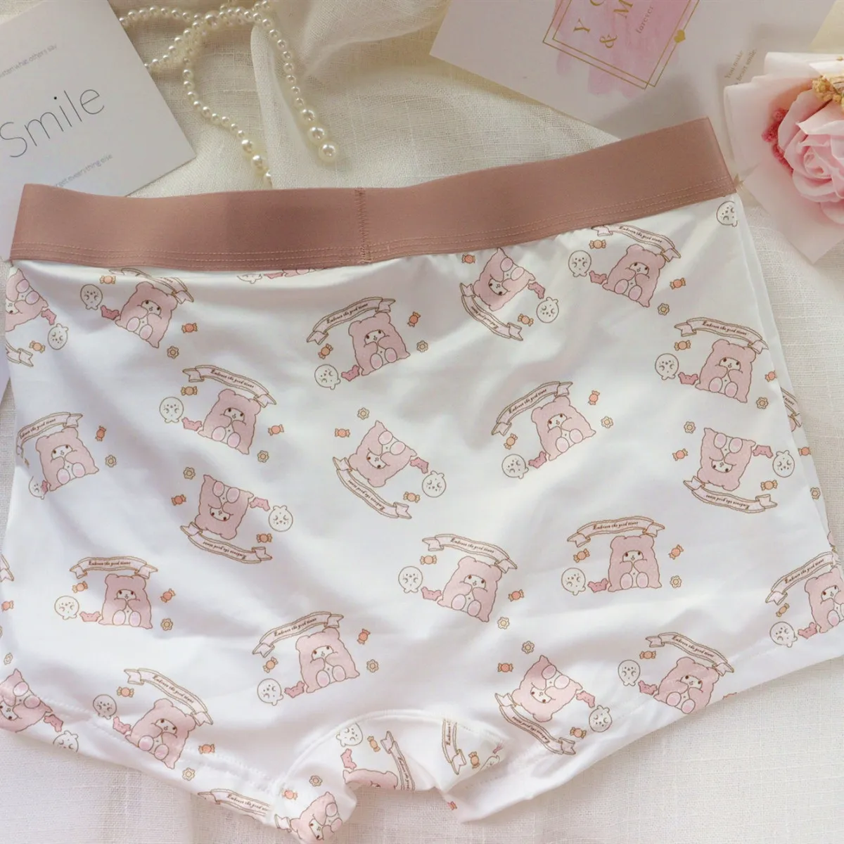 YOMORIO Cute Lace Strawberry Panties Womens Anime Underwear Soft