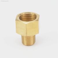 ♨ 1/8 NPT Male x 1/4 BSPP Female Brass Pipe Fitting Connector Adapter For Pressure Gauge Air Gas Fuel Water Pressure 229 PSI