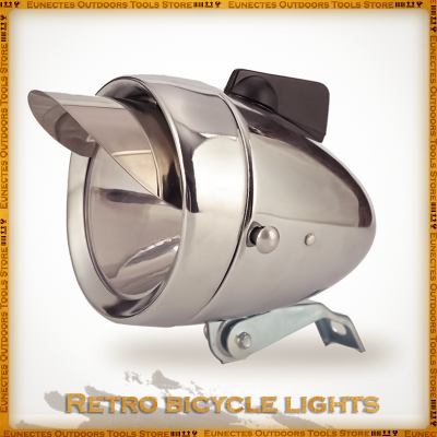 【CW】หน้ารถจักรยาน LED น้ำหนักเบาเป็นพิเศษ Vintage Retro ไฟหน้าคลาสสิกขี่จักรยานโคมไฟรักษาความปลอดภัยไฟขี่จักรยานอุปกรณ์เสริม 1 1 1