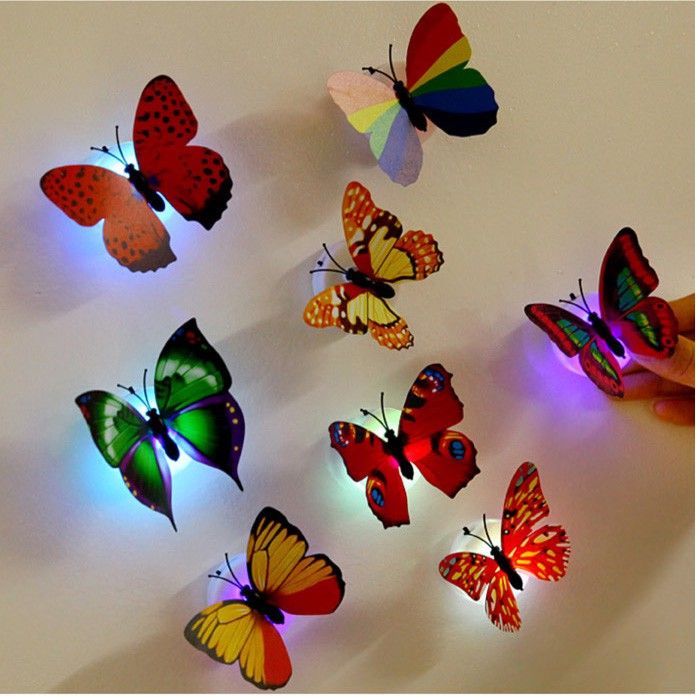 Double H Online Shop Cute Butterfly Night Light Decoration Led Light (1pc)  | Lazada PH