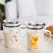 ly thủy tinh chia vạch pha sữa cho bé
