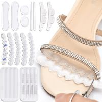 Silicone Gel Forefoot Insoles High Heel Shoe Pads Silicone Heel Cushion Protector Anti-Slip Sticker Pain Relief Shoes Insert Pad