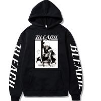 Harajuku Bleach Ichigo Kurosaki Anime Manga Hoodies Gothic Cool Cartoon Men Clothes Casual Long Sleeve Winter Sweatshirts Size XS-4XL