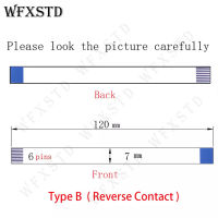 6Pins 7มิลลิเมตร12เซนติเมตร Type B ใหม่ F LEX สายเคเบิ้ล AWM 20624 80C 60โวลต์ VW-1สองด้านทองแดงขาด้านหลังติดต่อ