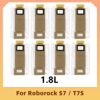 ถุงเก็บฝุ่น1.8L อะไหล่สำรองสำหรับ Roborock T7S T7S บวก S7อุปกรณ์เสริมเครื่องดูดฝุ่นหุ่นยนต์แท่นที่ว่างเปล่าอัตโนมัติ