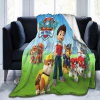 【Skin-friendly Blanket】Paw Patrol Border Hi Ultra Soft Fleece Blanket for Kids Adults