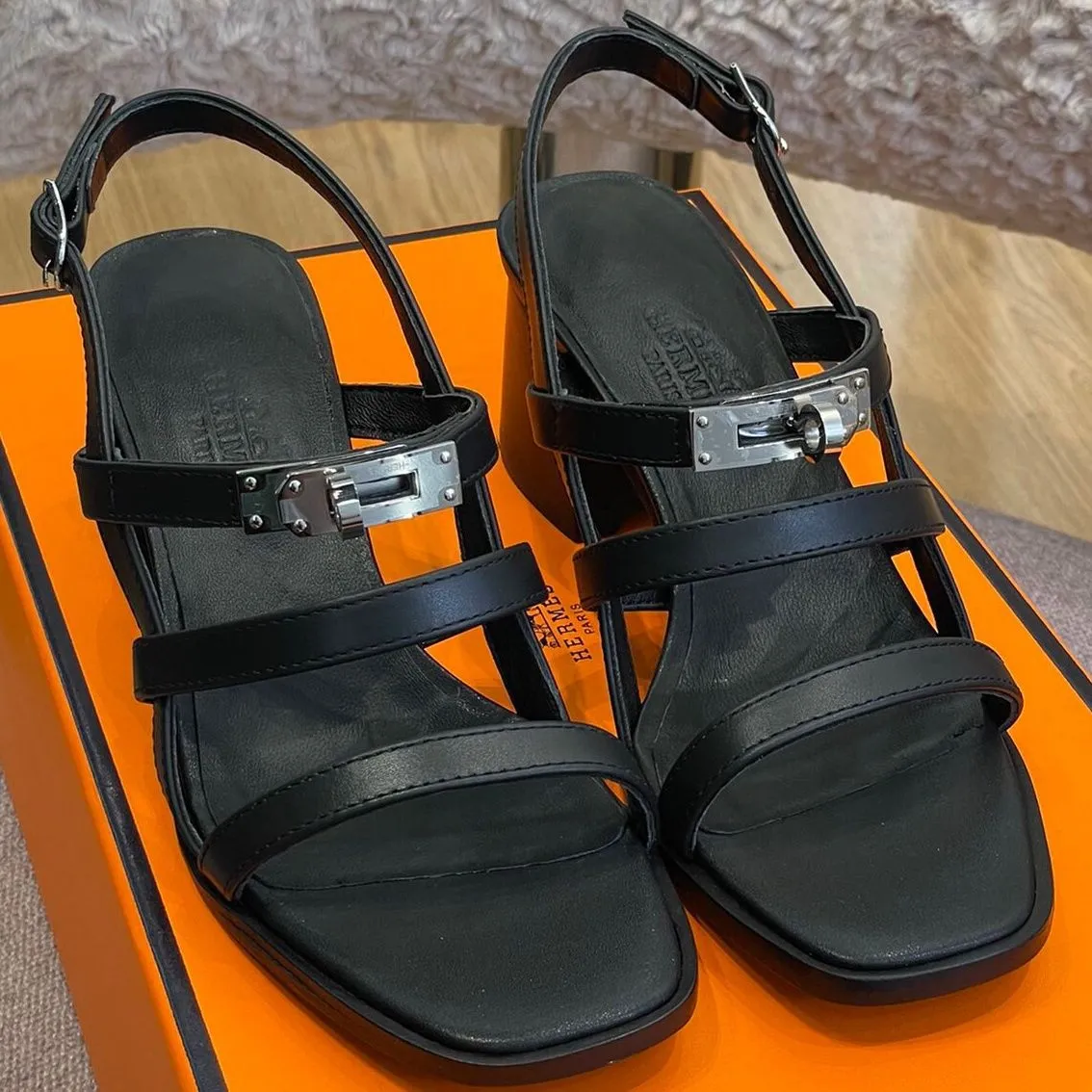 buckle sandals