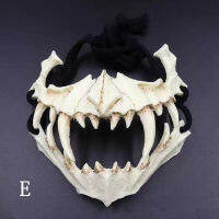 2sql ใหม่ Hot Animal Skull Mask หน้ากากคอสเพลย์ Halloween Dragon God Mask Animal Theme Party เป็นมิตรกับสิ่งแวดล้อมแฟชั่น Halloween Decor