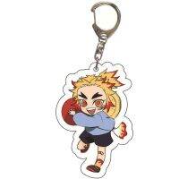 【New】อะนิเมะพวงกุญแจ Demon Slayer อะคริลิครถ Key Chain แหวนเครื่องประดับอินเทรนด์แฟน Commics ของขวัญคอลเลกชันสาวพวงกุญแจ Kamado Tanjiro