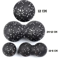 ? Peanut Fitness Massage Ball Set Yoga Roller Double Lacrosse Mobility Ball for Myofascial Physical Therapy Deep Tissue Massage