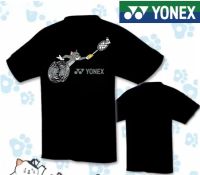 เสื้อ Yonex เสื้อยืดเล่นปิงปองชายและหญิงแขนสั้นเสื้อแข่งขันแห้งเร็วระบายอากาศได้ดีเสื้อยืดเล่นปิงปอง2023