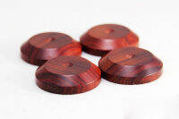 คุณภาพสูง4Pcs Rosewood D33ลำโพง Spikes Mat,ลำโพง Spike รองเท้า Pads , HiFi Feet