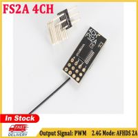 [Hot A] เอาท์พุท PWM ตัวรับสัญญาณ FS2A 4CH AFHDS 2A Mini ที่ใช้ได้กับ I6ฟลายสกี้ I6X I6S/FS-i6 FS-i6X เครื่องส่งสัญญาณ FS-i6S