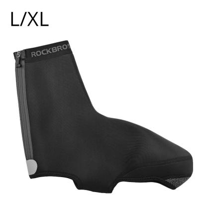 ROCKBROS Cycling Thermal Shoes Cover Winter Windproof MTB Bike Equipment Bicycle Overshoes Protector Warmer Boot Covers 2 Sizes