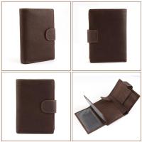 Vintage Mens Leather Short Wallet Coin Change Pocket Purse ID Credit Card Holder Case Hot