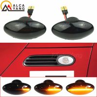 【CW】2x Dynamic LED Side Marker Light Flowing Side Repeater Lamp Error Free Panel Lamp For BMW for MINI Cooper R50 R52 R53 2002-2008