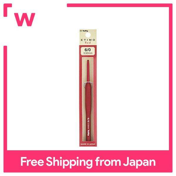Tulip Tulip Crochet Hooks ETIMO Red Crochet Hooks with Cushion Grip 6/