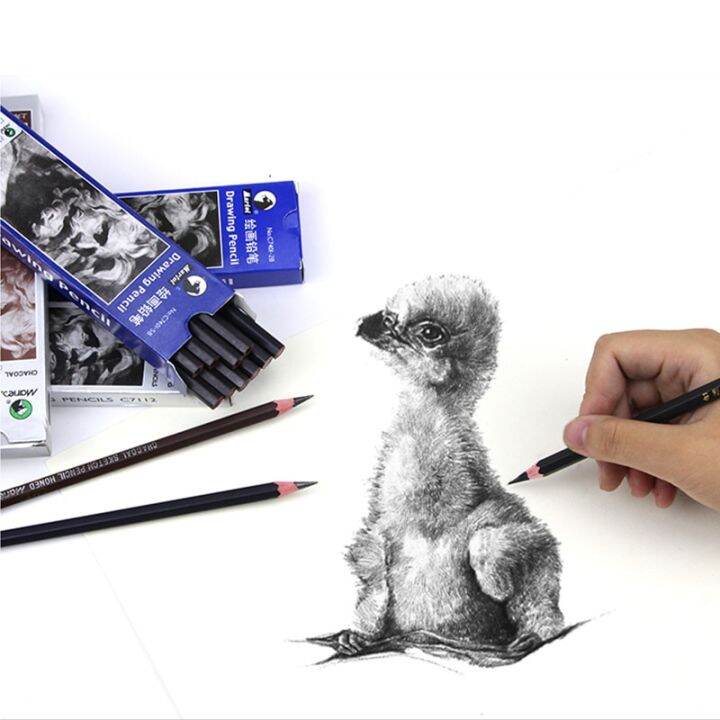 maries-12pcs-charcoal-soft-medium-hard-special-soft-sketch-painting-pencil-2h-hb-b-2b-3b-4b-5b-6b-7b-8b-drawing-stationery