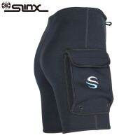 Sinbox ดำน้ำลึก Neoprene 3มม. ผู้ชายกางเกงขาสั้นเทคโนโลยีสีดำฤดูหนาวดำน้ำดูปะการังอุปกรณ์ดำน้ำขนาด S-XXXL กางเกงกระเป๋า