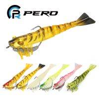 【cw】 PERO Artificial Soft Plastic Shrimp Jumping Jig 100mm 12g Camarao Prawn Silicone Bait With Sea Bass Fishing Lures 【hot】