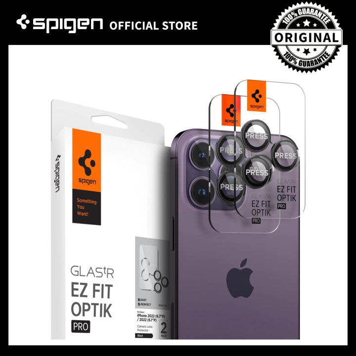 Spigen iPhone 14 Pro / 14 Pro Max Glas.tR EZ Fit Optik Pro Lens