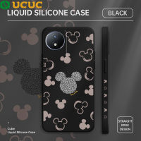 เคส UCUC สำหรับ Vivo Y02 Y02A Vivoy02 Y02T Vivoy02a Vivoy02t เคสมือถือสำหรับการ์ตูนเด็กหญิงเด็กชายมิกกี้เมาส์ขอบด้านข้างซิลิโคนนิ่มคลุมทั้งหมด