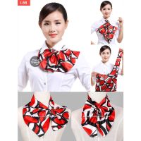 Cooltrendy ผ้าพันคอสำเร็จรูป ผ้ายูนิฟอร์ม uniform Scarf (โทนสีแดง) บริการเก็บเงินปลายทาง