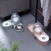 Dog Supplies Automatic Feeder Cat Bowl Double Bowl Automatic Drinking Water Automatic Feeder Dog Bowl Dog Supplies