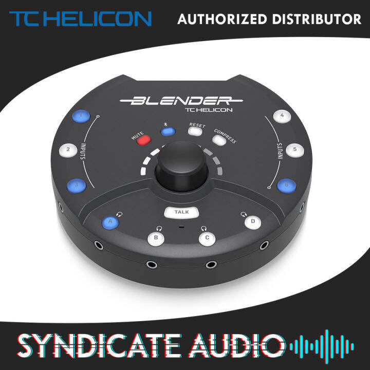TC Helicon Blender Portable 12 x 8 Stereo Mixer w/ 12 x 2 USB Audio
