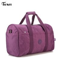 Tegaote กระเป๋าเดินทางไนลอนใหม่2023ทัวร์สั้น Tas Duffel Gym กีฬาสุดสัปดาห์กระเป๋าเดินทางกันน้ำกระเป๋าสะพายไหล่282 #