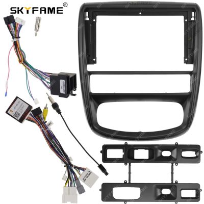 SKYFAME Car Frame Fascia Adapter Canbus Box Decoder For Renault Duster Nissan Terrano Android Radio Dash Fitting Panel Kit