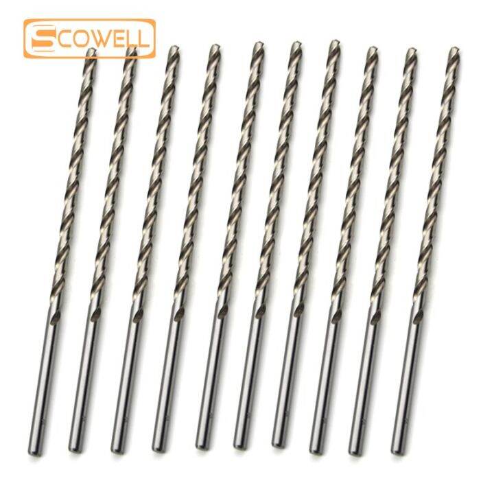 ดอกสว่านสว่านยาวพิเศษสำหรับโลหะไม้-hss-ขนาด3มม-4mm5mm-6มม-ดอกสว่านชุดดอกสว่านความยาวพิเศษสำหรับโลหะดอกสว่านไม้ลด30