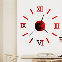 【NEW】【Penghantaran Privasi Tinggi】 Roman Clock Mirror Sticker Wall Clock 3d Stereo Stickers 36cm above DIY Non-Toxic and Environmentally Friendly Heavy 80 Gram